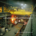 Foundry Crane, Double Girder Overhead Type, Ladle Lifting in Steel Melting Plant